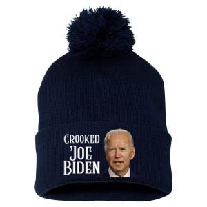 Crooked Joe Biden Pom Pom 12in Knit Beanie