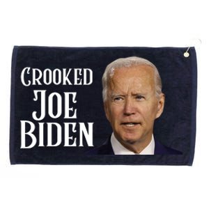 Crooked Joe Biden Grommeted Golf Towel