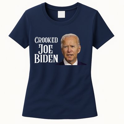 Crooked Joe Biden Womens T-Shirt