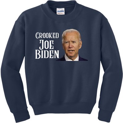 Crooked Joe Biden Kids Sweatshirt