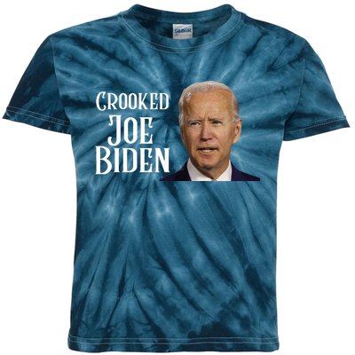 Crooked Joe Biden Kids Tie-Dye T-Shirt