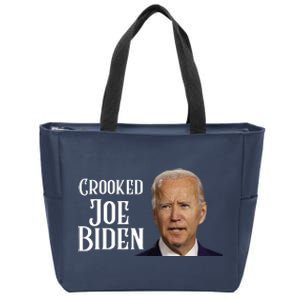 Crooked Joe Biden Zip Tote Bag