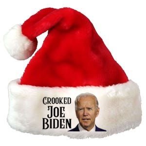 Crooked Joe Biden Premium Christmas Santa Hat