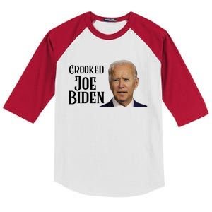 Crooked Joe Biden Kids Colorblock Raglan Jersey