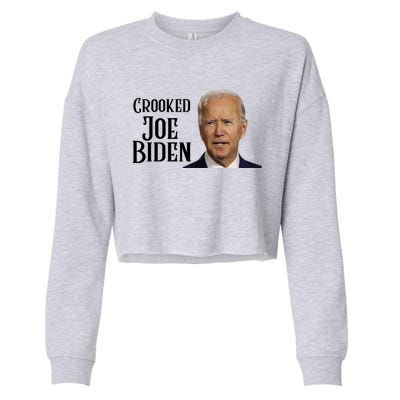 Crooked Joe Biden Cropped Pullover Crew