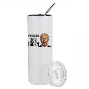 Crooked Joe Biden Stainless Steel Tumbler