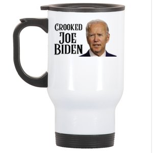 Crooked Joe Biden Stainless Steel Travel Mug