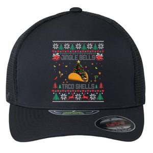 Christmas Jingle Bells Taco Shells Flexfit Unipanel Trucker Cap