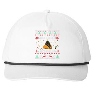 Christmas Jingle Bells Taco Shells Snapback Five-Panel Rope Hat