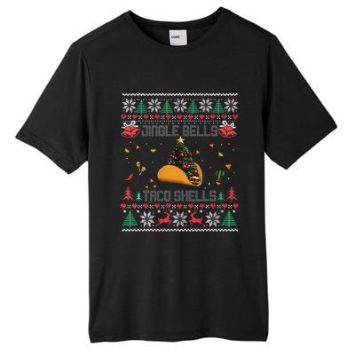 Christmas Jingle Bells Taco Shells Tall Fusion ChromaSoft Performance T-Shirt