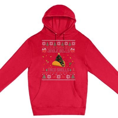 Christmas Jingle Bells Taco Shells Premium Pullover Hoodie