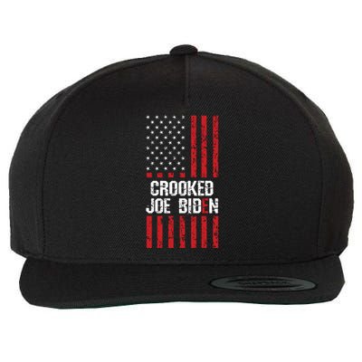 Crooked Joe Biden Trump Quote Called Joe Biden Crooked Wool Snapback Cap