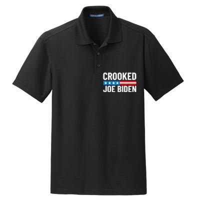 Crooked Joe Biden Confused Anti Biden Dry Zone Grid Polo