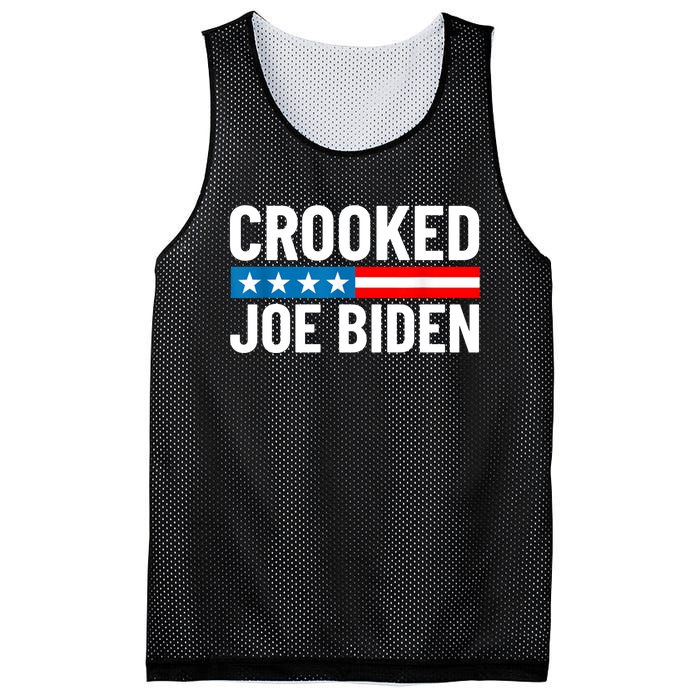 Crooked Joe Biden Confused Anti Biden Mesh Reversible Basketball Jersey Tank