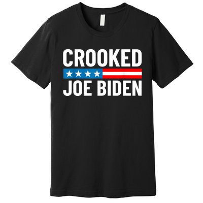 Crooked Joe Biden Confused Anti Biden Premium T-Shirt