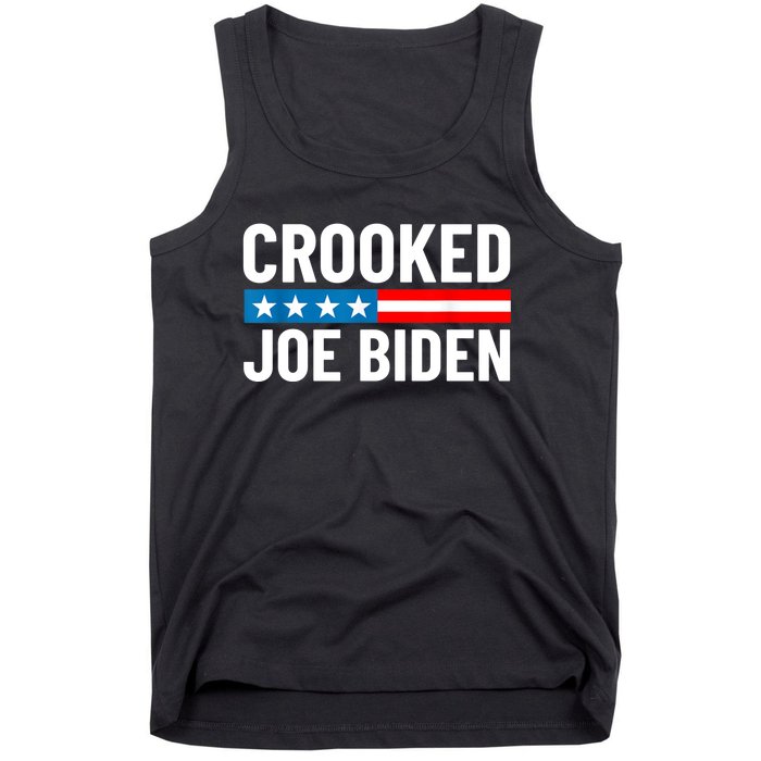 Crooked Joe Biden Confused Anti Biden Tank Top