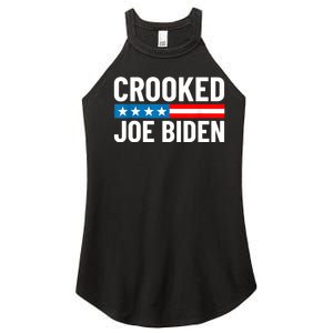 Crooked Joe Biden Confused Anti Biden Women's Perfect Tri Rocker Tank