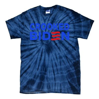 Crooked Joe Biden Confused Anti Biden Tie-Dye T-Shirt