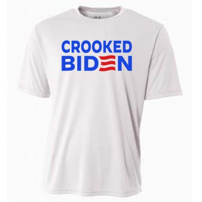 Crooked Joe Biden Confused Anti Biden Cooling Performance Crew T-Shirt