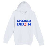 Crooked Joe Biden Confused Anti Biden Premium Pullover Hoodie