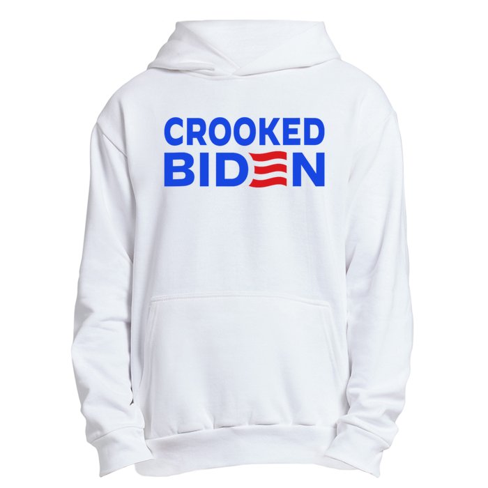 Crooked Joe Biden Confused Anti Biden Urban Pullover Hoodie