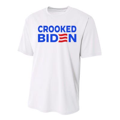 Crooked Joe Biden Confused Anti Biden Performance Sprint T-Shirt