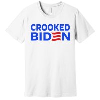 Crooked Joe Biden Confused Anti Biden Premium T-Shirt