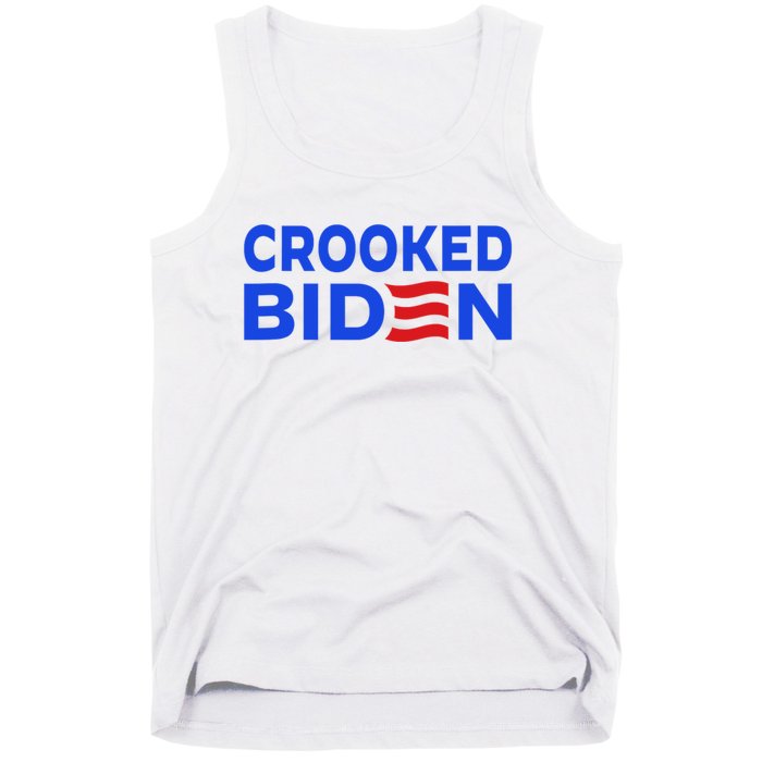 Crooked Joe Biden Confused Anti Biden Tank Top