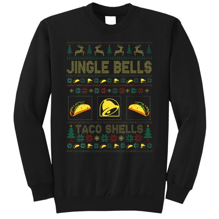 Christmas Jingle Bells Taco Shells Funny Ugly Xmas Sweater Sweatshirt