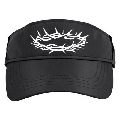 Christian Jesus Crown Of Thorn Good Friday & Easter. Adult Drive Performance Visor