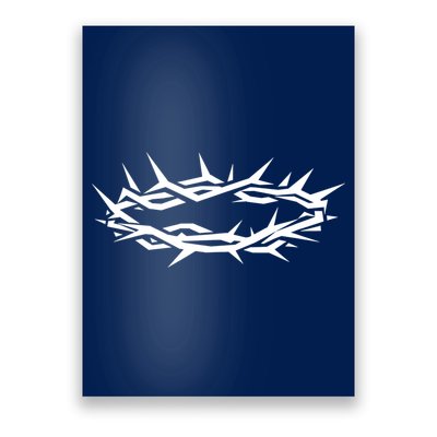 Christian Jesus Crown Of Thorn Good Friday & Easter. Poster