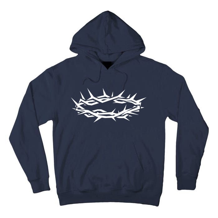 Christian Jesus Crown Of Thorn Good Friday & Easter. Tall Hoodie