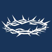 Christian Jesus Crown Of Thorn Good Friday & Easter. Golf Towel