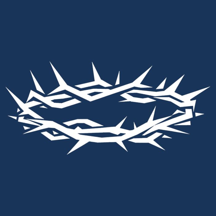 Christian Jesus Crown Of Thorn Good Friday & Easter. Golf Towel