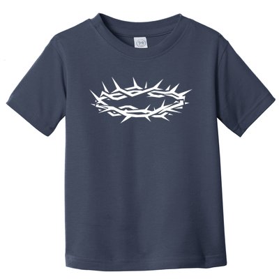 Christian Jesus Crown Of Thorn Good Friday & Easter. Toddler T-Shirt