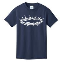 Christian Jesus Crown Of Thorn Good Friday & Easter. Kids T-Shirt