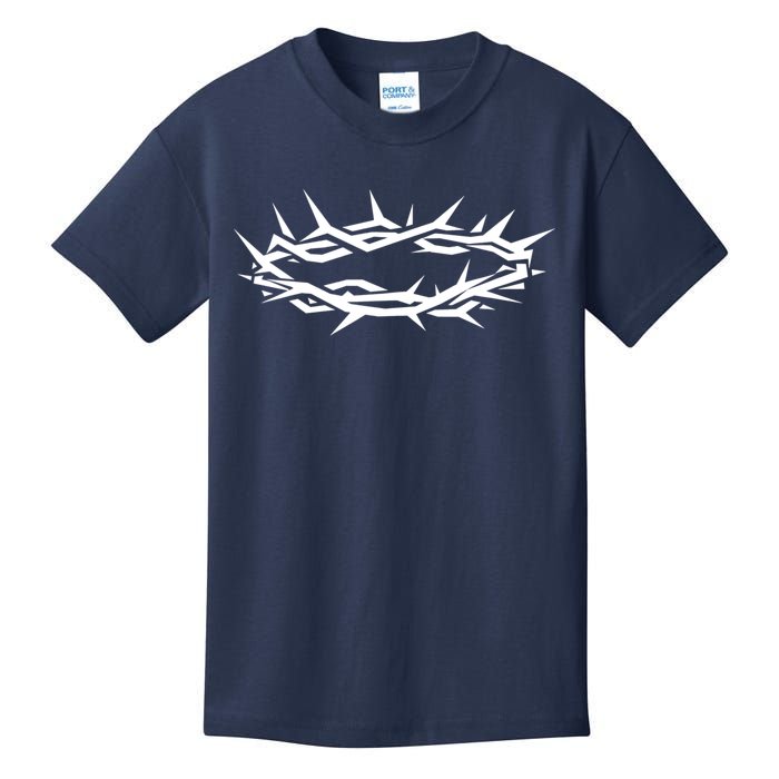 Christian Jesus Crown Of Thorn Good Friday & Easter. Kids T-Shirt