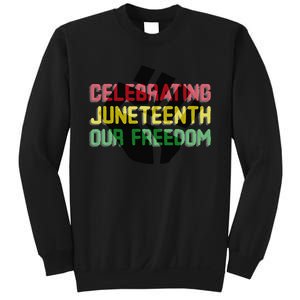 Celebrating Juneteeth Sweatshirt