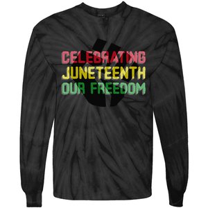 Celebrating Juneteeth Tie-Dye Long Sleeve Shirt