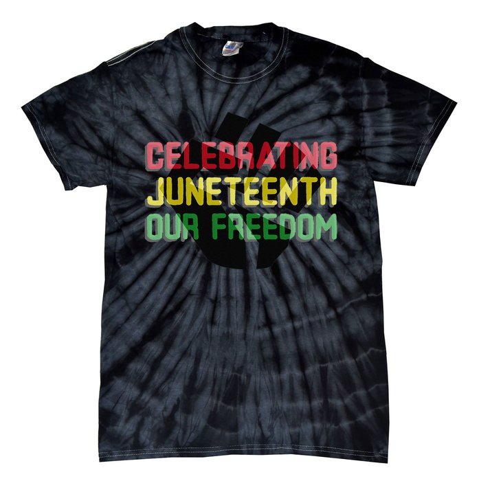 Celebrating Juneteeth Tie-Dye T-Shirt