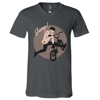 Cycling Jump V-Neck T-Shirt