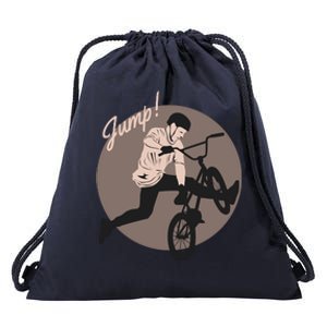 Cycling Jump Drawstring Bag