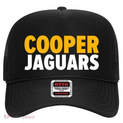 Cooper Jaguars High Crown Mesh Back Trucker Hat
