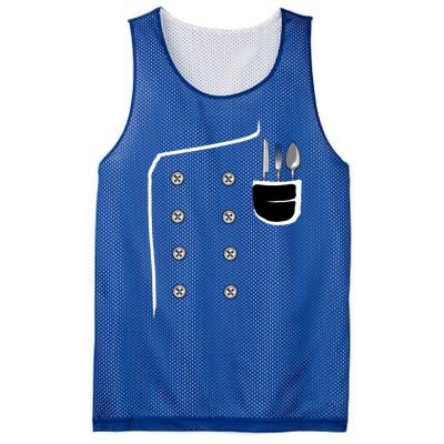 Chef Jacket Chef Costume Cook Cooking Funny Chef Gift Mesh Reversible Basketball Jersey Tank