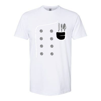 Chef Jacket Chef Costume Cook Cooking Funny Chef Gift Softstyle® CVC T-Shirt