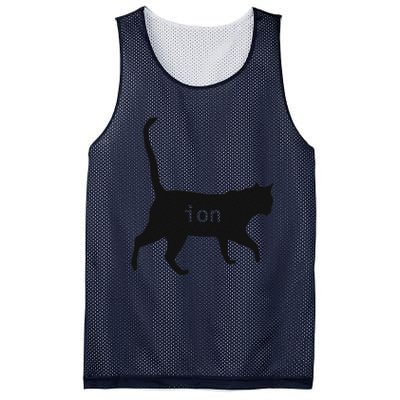 Cation Joke Cute Science Cat Funny Chemistry Teacher Gift Mesh Reversible Basketball Jersey Tank