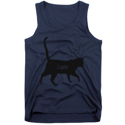 Cation Joke Cute Science Cat Funny Chemistry Teacher Gift Tank Top