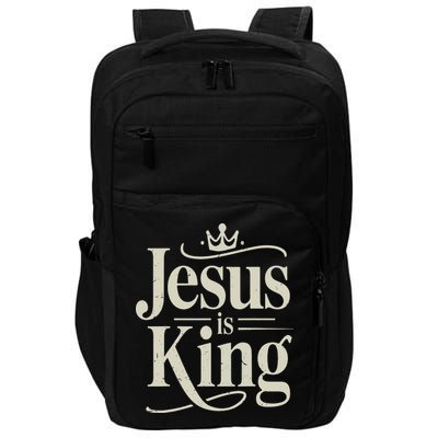 Christian Jesus Christ Is King God Son Impact Tech Backpack