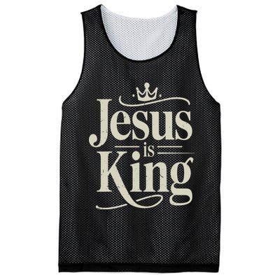 Christian Jesus Christ Is King God Son Mesh Reversible Basketball Jersey Tank