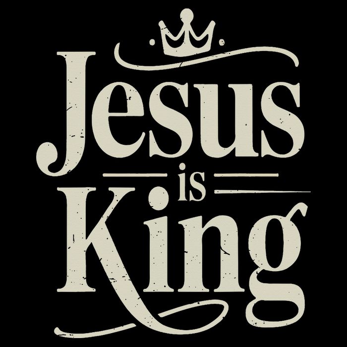Christian Jesus Christ Is King God Son Women's V-Neck T-Shirt